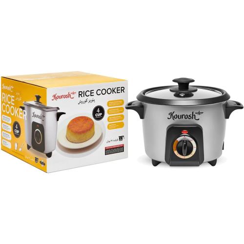 YEDI KOUROSH Automatic Persian Rice Cooker - Tahdig Rice Maker Perfect Rice Crust (4 CUP)