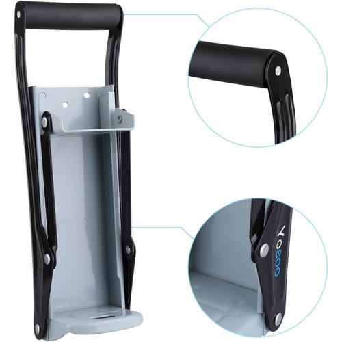 Keenso Wall Mounted Can Crusher, Heavy Duty 16oz Aluminum Can Smasher with Bottle Opener, Metal Recycling Tool