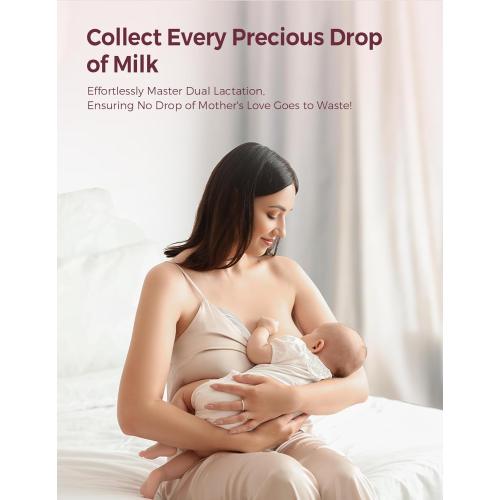 Momcozy Breast Milk Collector, Milk Collectors for Breastfeeding, Reusable Breast Milk Shells, Silicone Catcher with More Fit & Soft (3oz/90ml, 2 Counts)