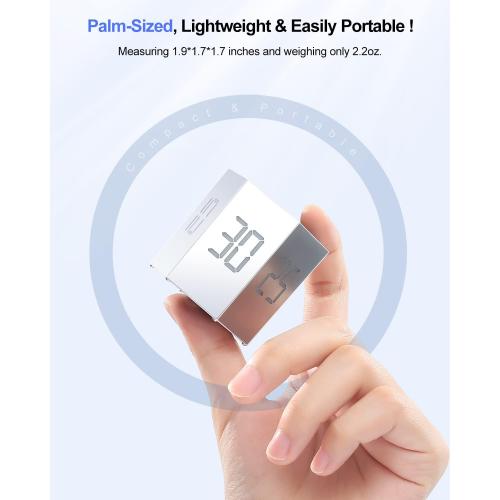Ticktime T6 Pomodoro Timer Cube for Focus, Study, Work, Task, ADHD, Kitchen