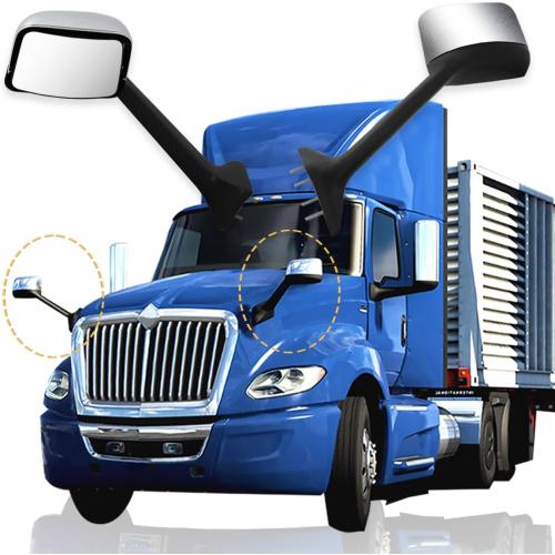 Chrome Hood Mirror Replacement International Lt 625 2018  Truck Driver Left Side Mirrors
