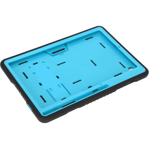 Protective Case for iOS Tablet and Tab S6 High Strength Shockproof Easy Carry for Office School Use Made of Flexible Silicone and ABS (Blue)