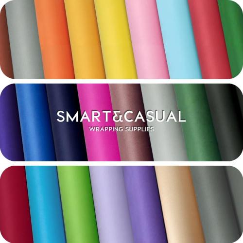 SMART&CASUAL 36 x 1,500 (125') Brown Kraft Craft Paper Roll for Gift Wrapping Bulletin Board Bouquet Flower Art Packing Parcel Table Covering 70GSM 50LB (Brown, 36 x 125')