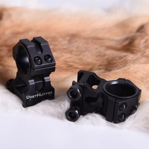 WestHunter Industrial Grade Precision Rifle Scope Rings, 1 Inch 30 mm Tactical 6061 T6 Picatinny Scope Mount | 36 mm / 29 mm Center Height