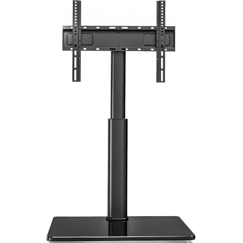 Size 32-65 Inches Color Black Swivel TV Floor Stand for 32-65 Inches TVs, 8 Level Height Adjustable Corner Small TV Stand Mount for Living Room/Bedroom, Holds up to 88 lbs,MAX VESA 400x400mm,Black