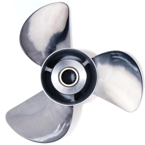 CAPTAIN Stainless Steel 13 1/4X17 Propeller for Mercury Outboard, 13 1/4 Diameter x 17 Pitch, 15 Spline Tooth Boat Motor Prop, RH Propellers for 40 50 70 Force 75 80 90 100 115 125 140 HP