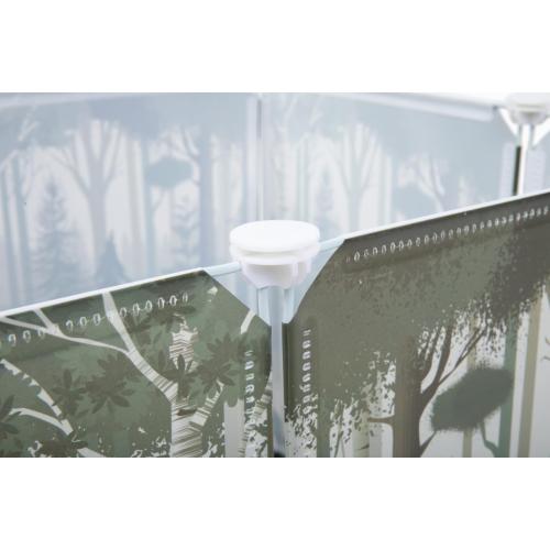 Willow & Duke Extra Large Cat Litter Box Enclosure Shield with Forest Design & Litter Mat - High-Sided Litter Box Splash Guard, Pee Shield, Easy to Clean Scatter Guard for Mess-Free Home