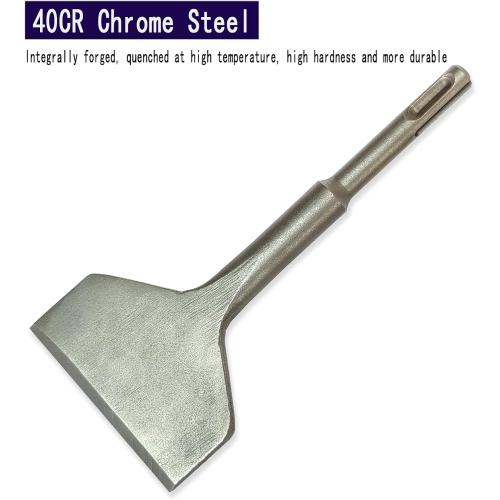 3 Wide SDS Plus Chisel, Tile Removal Tool, SDS Chisel Drill Bit, Thin Layer Removal Tool, Wall and Floor Thin Layer Removal Slotting Chisel, SDS Plus Drill Bit, Renovation Spatula Tool, (3 X 6.5)