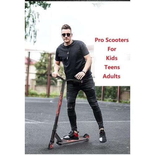 Pro Scooters Stunt Scooter For Kids 8 Years and Up Adults Complete Trick Scooter for Intermediate,Beginner,Advanced and Professional Riders Teens Cool Pro Scooter for Freestyle Tricks & BMX Stunts