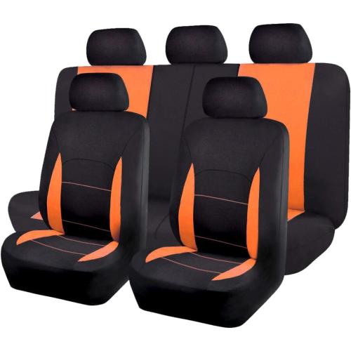 Flying Banner Car Seat Covers Front Seats Rear Bench Polyester car seat Protectors Easy installations Rear Bench Split Classic Man Lady Truck