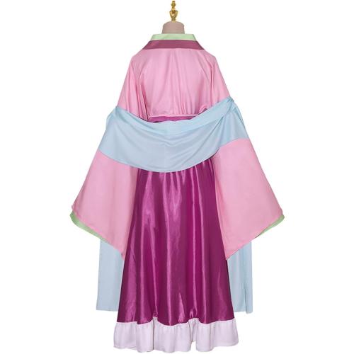 Size Large Women Halloween Kimono Costume Pink Kimono Dress Suit Cosplay Hanfu Dress Halloween Party