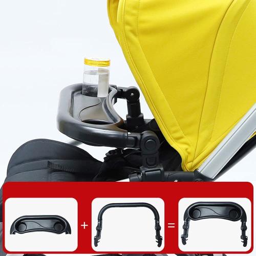 Color Black Snack Tray and Bumper Bar Compatible for Bugaboo Bee 3 Bee 5 Bee 6 Stroller