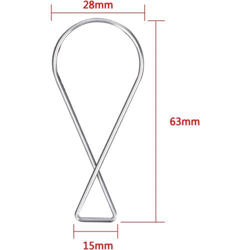 Outus 30 Packs Hook Clips Ceiling Tile Hooks T-bar Drop Ceiling Clips for Office, Classroom, Home and Wedding Decoration, Hanging Sign from Suspended Tile/Grid/Drop Ceilings