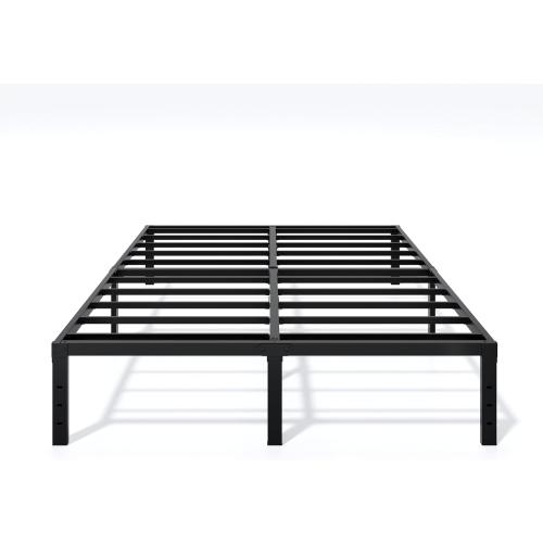 Metal Bed Frame King Size - 14 Inch Heavy-Duty King Platform Bed Frame No Box Spring Needed, Easy Assembly, Noise-Free, Sturdy Mattress Foundation, Underbed Storage Space