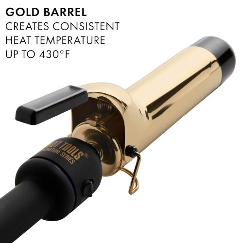 Hot Tools 1 1/2 Curling Iron for Beginners | Long-Lasting Results, Defined Curls and Easy to Use with Temperature Control for All Hair Types up to 430℉