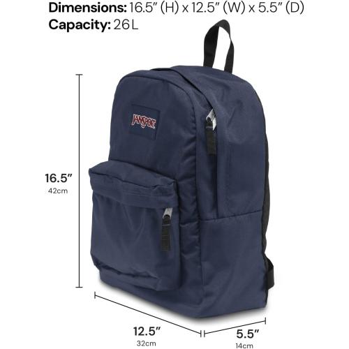 JanSport SuperBreak One Backpack - Durable, Lightweight Bag with 1 Main Compartment, Front Utility Pocket with Built-in Organizer, Premium Backpack, Faded Sage