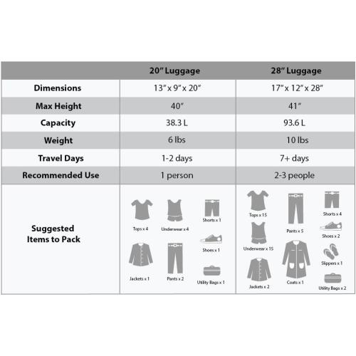 Rockland Departure Hardside Spinner Wheel Luggage, Departure, 2-Piece Set (20/28)
