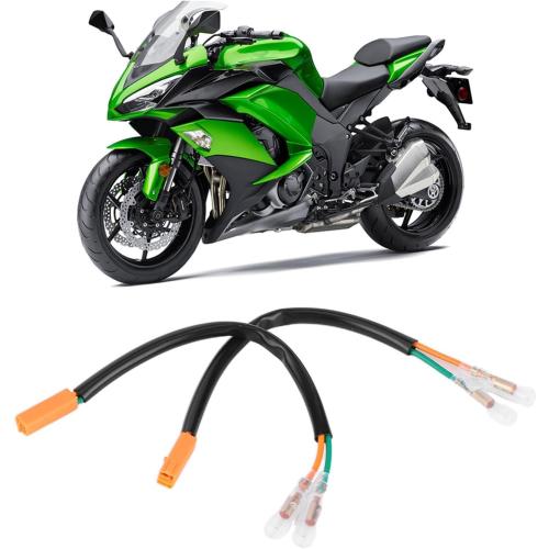 Motorcycle Turn Signal Wiring Adapter Plug Turn Signal Tail Lights Fix Wiring Adapters Fit for Kawasaki Z125 Z250 Z300 Z650 Z900