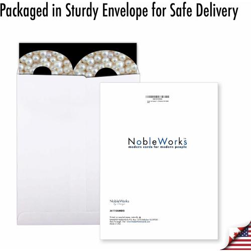 The Best Card Company - 30th Happy Birthday Card Jumbo (8.5 x 11 Inch) - 30 Years of Celebration Notecard for Birthdays, with Envelope - Bold Milestones 30 J6110AMBG