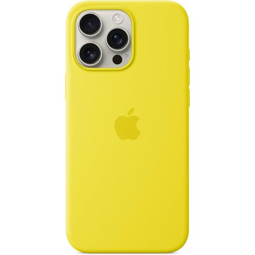 Apple iPhone 16 Pro Max Silicone Case with MagSafe and Camera Control: Lightweight Phone Case, Wireless Charging Compatible, Smooth Matte Finish; Star Fruit