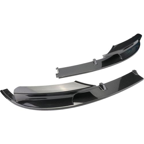 Front Bumper Lip Splitter for 2012-2018 BMW F30 F35 Base 3 Series,(M-Tech/M-Sport Bumper Only),Carbon Fiber Front Bumper Lip Spoiler Body Kit Splitter