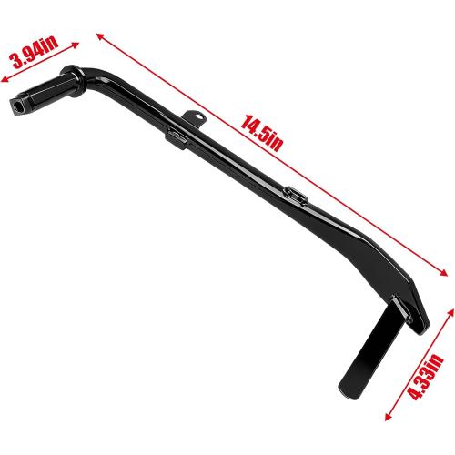 Extended Anti Tip Kickstand for Harley Davidson Road Glide Road King Street Glide CVO Street Glide 2007-2024 Models, Black