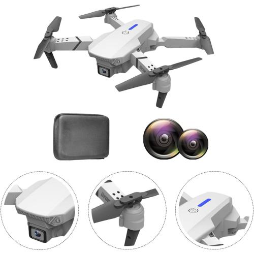 CIYODO Dual Camera Foldable Drone for Aerial Photography Lightweight Portable Quadcopter Cameras Easy Transmission Rolling Function