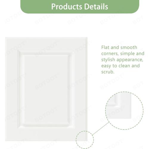 Built-in Cabinet Doors - Cabinet Replacement Doors for Kitchen, Living Room, Bedroom, Bathroom - 22.5 Inch High (White, 17.75 Inch Wide)