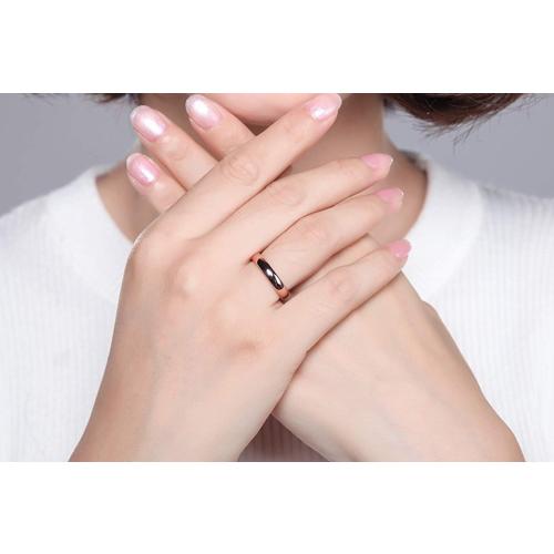 TRUMIUM 2mm 4mm 6mm 8mm Tungsten Wedding Band Ring for Men Women Silver/Rose Gold Plated/Rainbow/Gold Plated Domed High Polish Engagement Promise Rings Comfort Fit 4-15