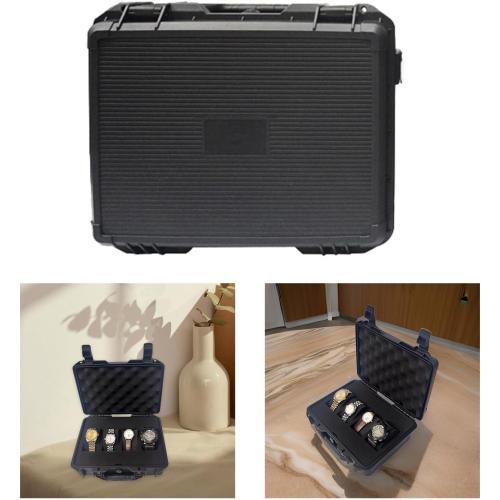 Watch Travel Storage Container Shockproof And Case Wristwatches Presentation Box With Carry Handle