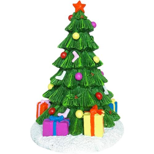 SLOCME Aquarium Christmas Tree Decorations - Fish Tank Christmas Tree Statue Holiday Decoration for Aquarium Betta Fish