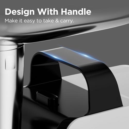 Electric Meat Grinder, 2300W Max, Heavy Duty Sausage Stuffer with 2 Blades, 3 Grinding Plates, Sausage Tube & Kubbe Kit, Home Kitchen Meat Mincer with Handle (Black/white )***