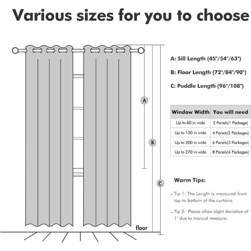 Wonicy Linen Texture Curtains for Bedroom Solid 100% Blackout Thermal Insulated Sage Green Curtains Grommet Room Darkening Curtains/Draperies for Living Room Nursery 52x84 Inch (2 Panels)