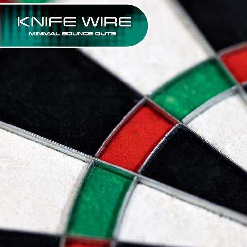 Harrows Quadro Dart Board - Unique 3 Scoring Zones, 240 Max Score, Ultra Thin Wire, Compatible with Stand & Lighting