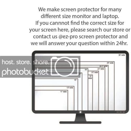Anti Blue Light Screen Protector (3 Pack) for 27 Inches Widescreen Desktop Monitor. Filter out Blue Light that relieve computer eye strain and help you sleep better
