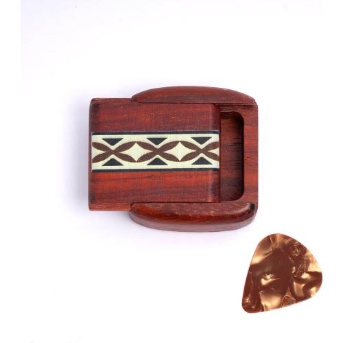 1pcs Handcrafted Wooden Pill Case for Purse - Elegant Rosewood Pill Box Organizer, Discreet Wallet-Size Storage for Medications, Jewelry & Essentials