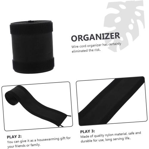 Cable Grip Strip Carpet Protector Self-Adhesive Wire Cover for Management for Desks and Floors No Damage Installation