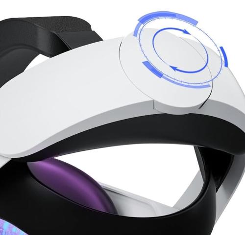 Adjustable Wearable Head Mount Charging Solution 10000MAH Capacity Virtual Reality Headset Aluminum Battery Heat Dissipation
