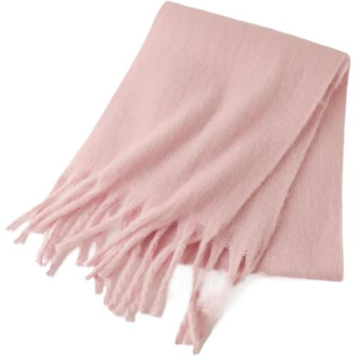Winter Scarf Men Women Cashmere Warm Solid Pashmina Blanket Wraps Female Thick Soft Bufanda Tassel Shawl Long Poncho Echarpe