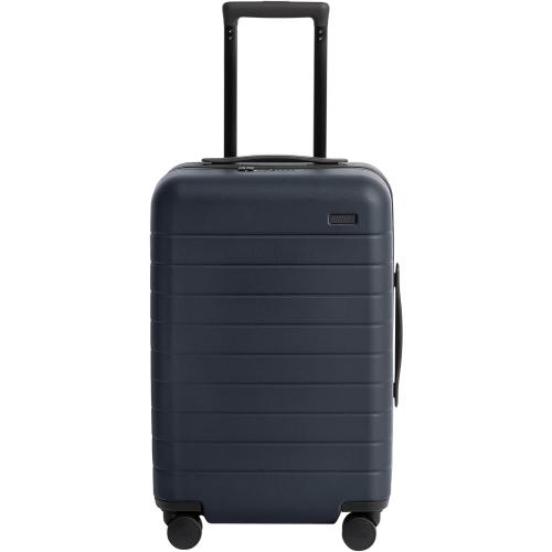 NAVY BLUE Away Carry-On Luggage, Lightweight Hardside Suitcase with Spinner Wheels, 22 Inch Airline Approved, TSA Lock, Navy Blue