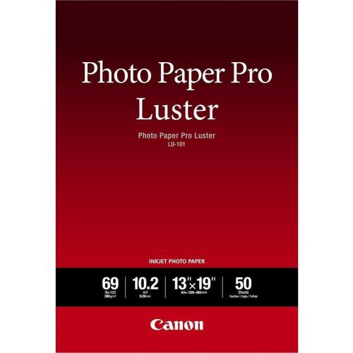 Canon LU-101 13X19(50) Luster Photo Paper, 13 x 19 (50 Sheets)