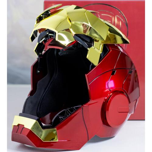 Iron MK5 Helmet Voice Control Cosplay Wearable Cosplay Electronic Open/Close LED Eyes 1:1 Mask Model