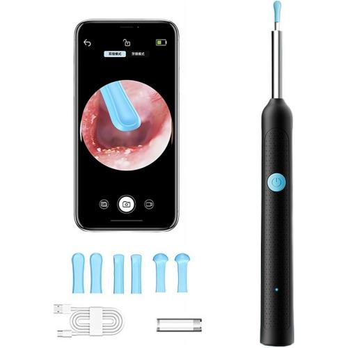 Ear Wax Removal Tool with Camera，Endoscope Ear Pick Cleaner Kit with Spoon,Smart Visual Ears Cleaners Tool,USB Visual Ears Cleaner for Adults and Kids,Pets,Personal Health Care Device