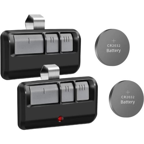 2 Replacement Garage Door Opener Remote,Compatible with Liftmaster Chamberlain Sears Craftsman Garage Door Opener Remote,Extra Battery,1993 to Present