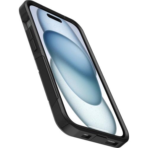 OtterBox iPhone 17e, 16e, 15, 14, & 13 Commuter Series Case - Black, Slim & Tough, Pocket-Friendly, with Port Protection - Thin & Protective iPhone Case, Dual-Layer, Impact Absorbing iPhone Case