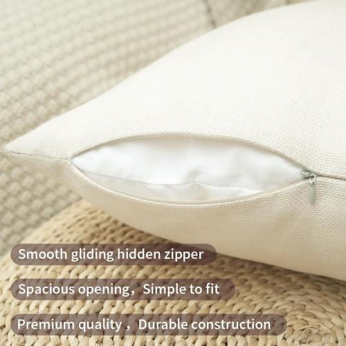 GEEORY Christmas Tree Pillow Cover 18 x 18 Inch, Xmas Decorations, Holiday Winter Decorative Throw Pillows for Sofa Red GS066-18