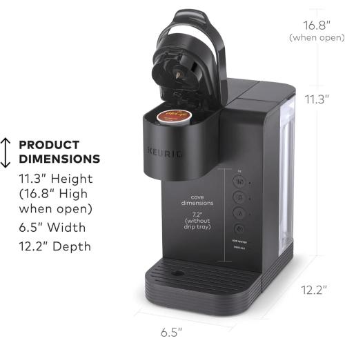 Keurig K-Express Essentials Matte Gray Single-Serve K-Cup Pod Coffee Maker