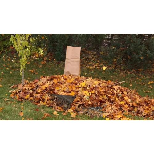 Rocky Mountain Goods Yard Waste Bags - Large 30 Gallon Brown Paper Leaf Bags for Yard/Garden/Lawn - Environmental Friendly - Tear Resistant - Heavy Duty - 2 Ply Self Standing (Pack of 5)