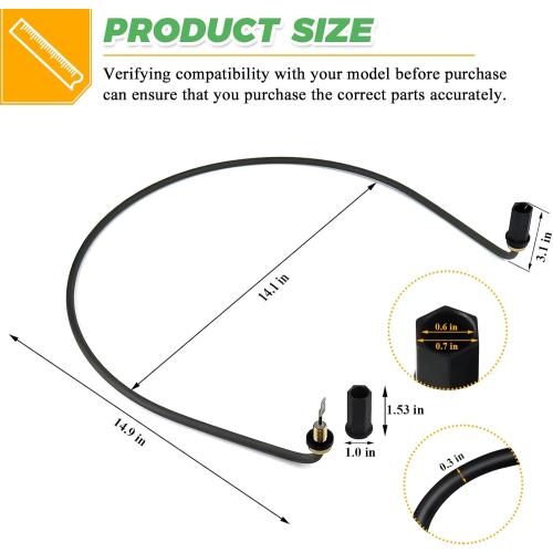 W10518394 W10441445 PS8260087 Dishwasher Heating Element by Techecook - Fit for Whirlpool Kenmore Amana Maytag Dishwasher - Replaces W10134009 AP5690151 W10518394VP WDF520PADM7 WDT710PAYM3 WDT720PADM2
