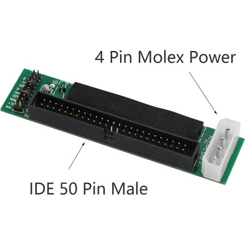 CERRXIAN SCSI SCA 80 Pin Female to IDE 50 Pin Male Adapter Converter for Hard Disk, Computer